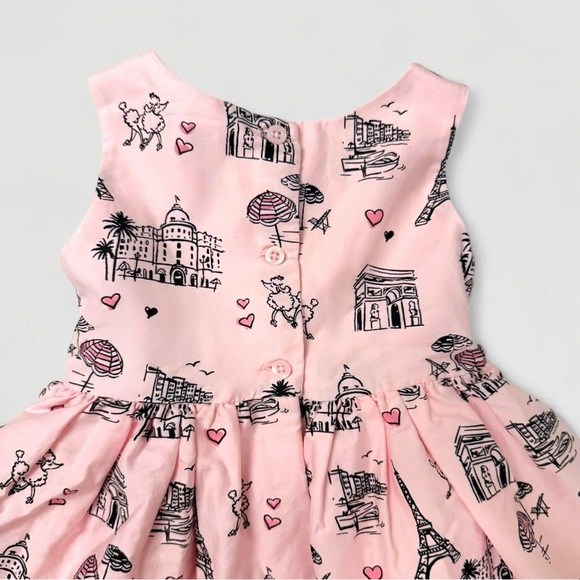 The Children’s Place Pink Paris-Themed Party Dress | 12–18M | NWOT - Picture 7 of 7